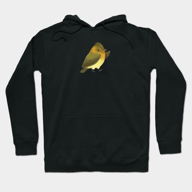 Tufted Flycatcher Bird Hoodie by julianamotzko